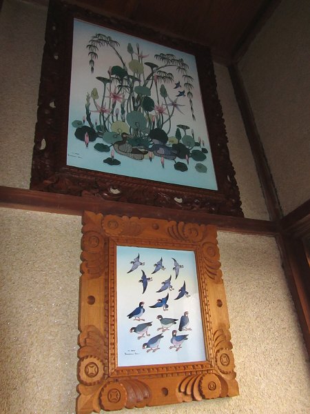 GAMA画伯『アヒルと蓮池』など